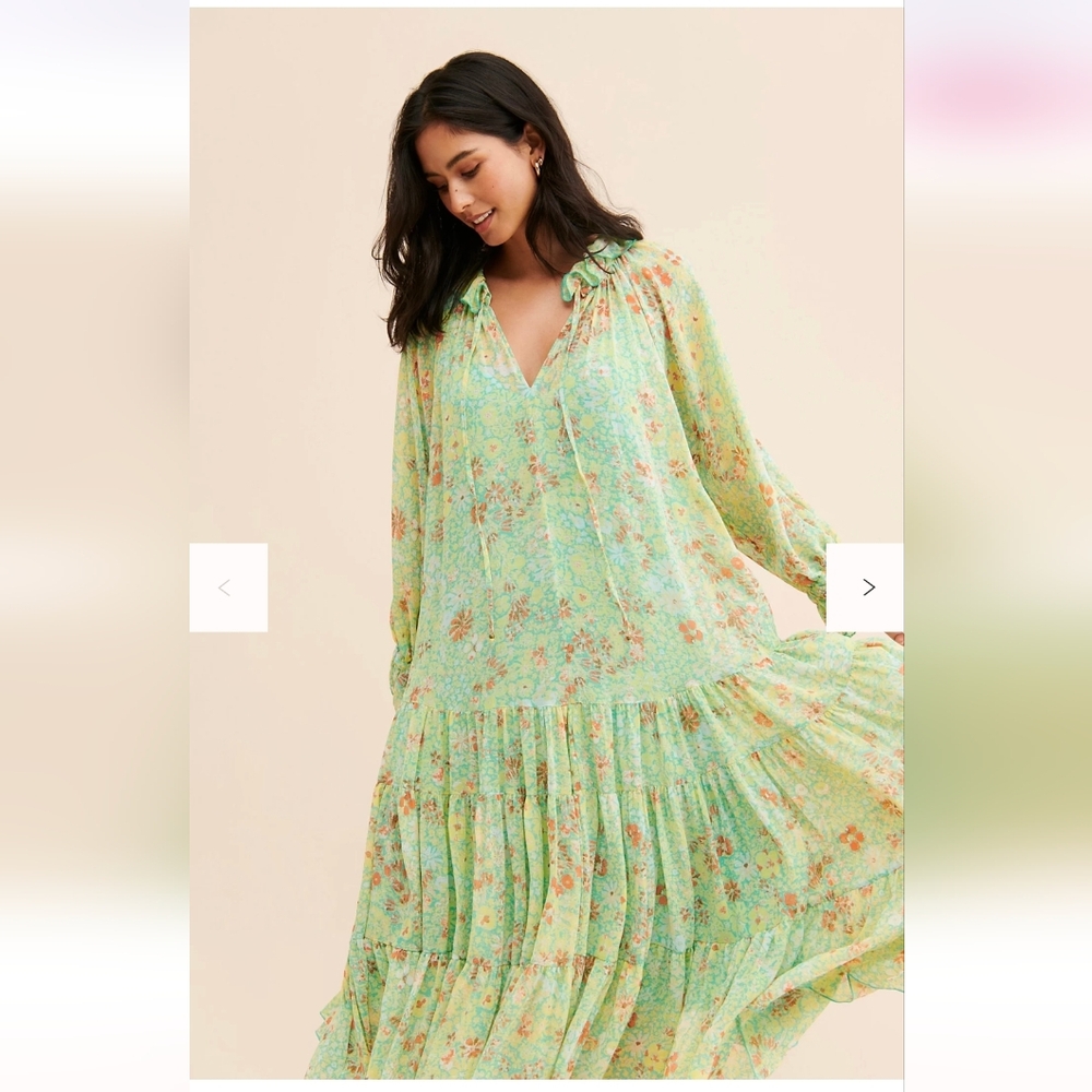 Free People Feeling Groovy Midi Dress